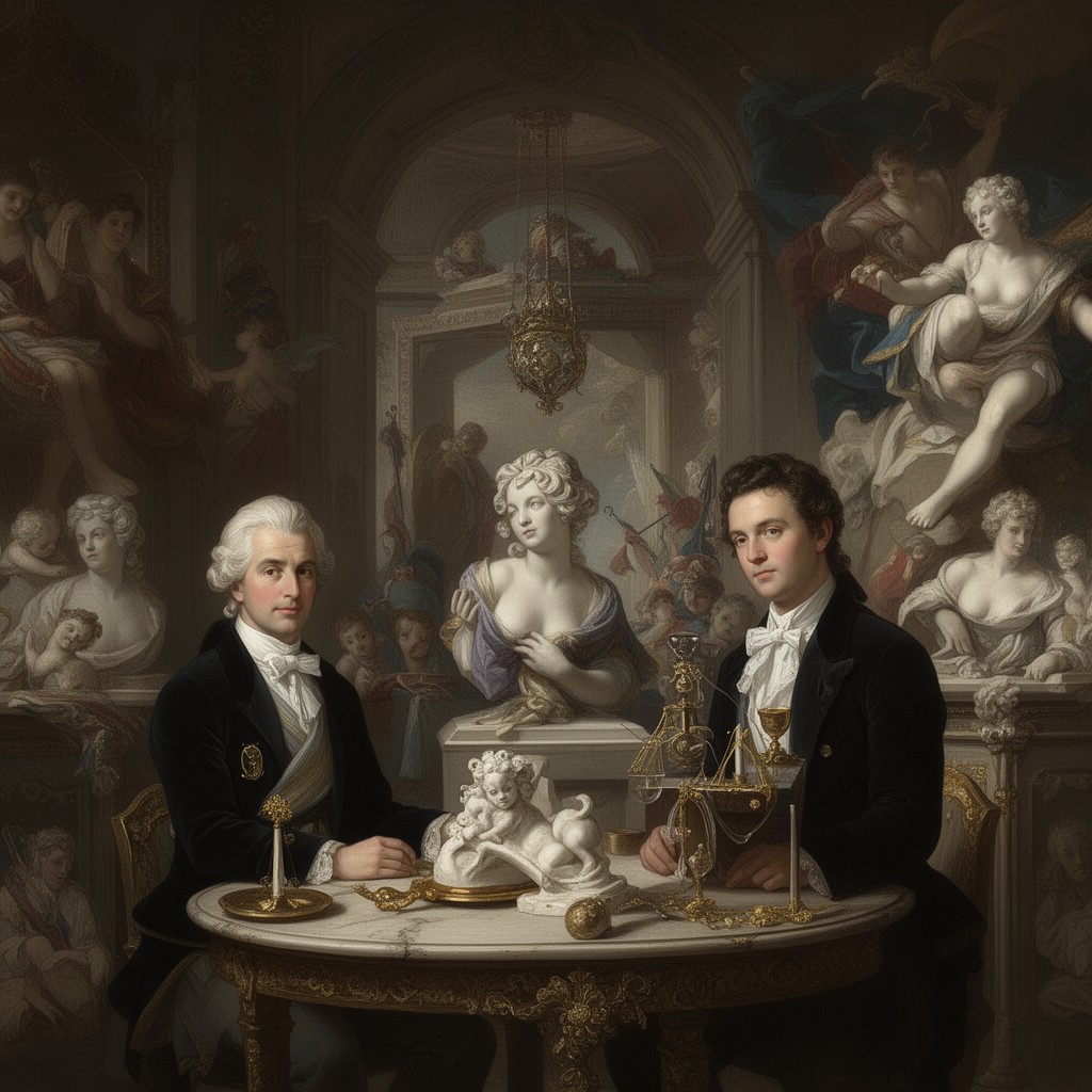 AI-generated illustration of Jean-Baptiste Lemoyne