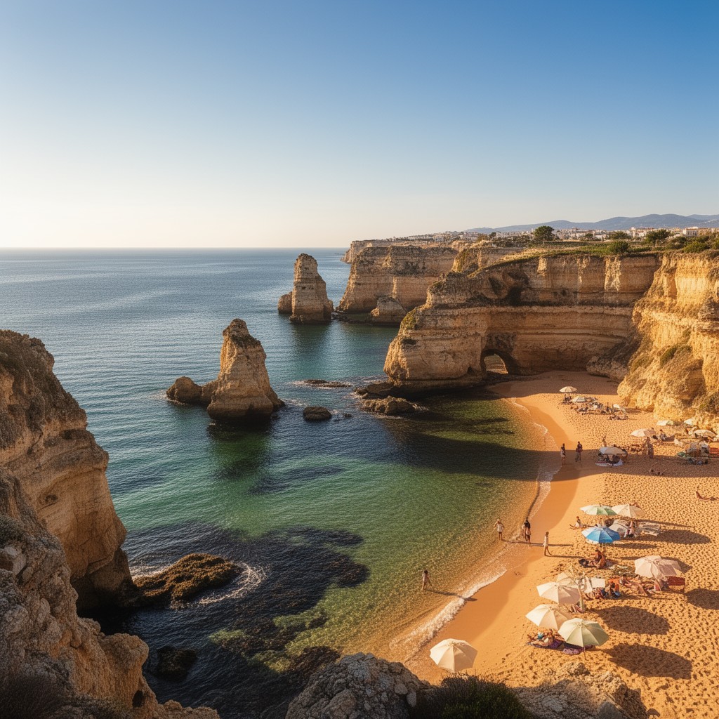 AI-generated illustration of Praia de São Rafael