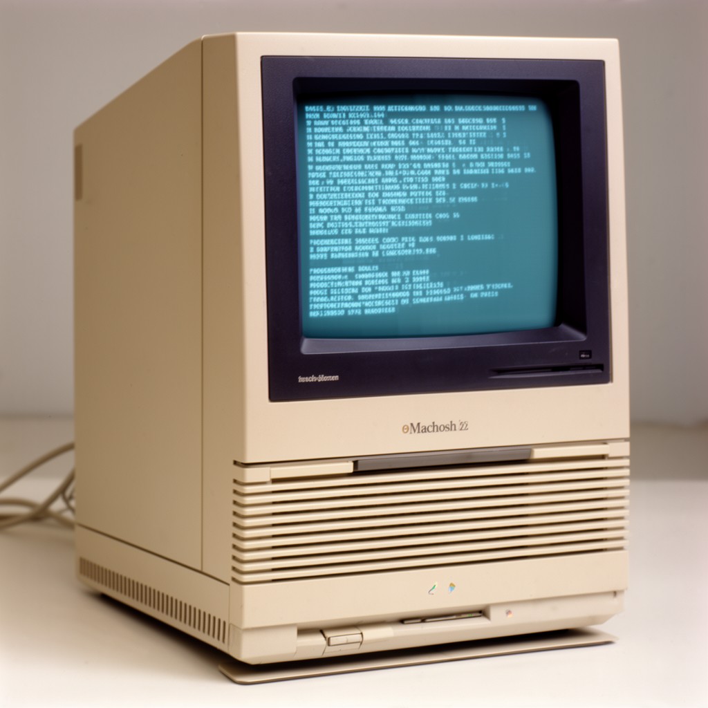 AI-generated illustration of Macintosh II