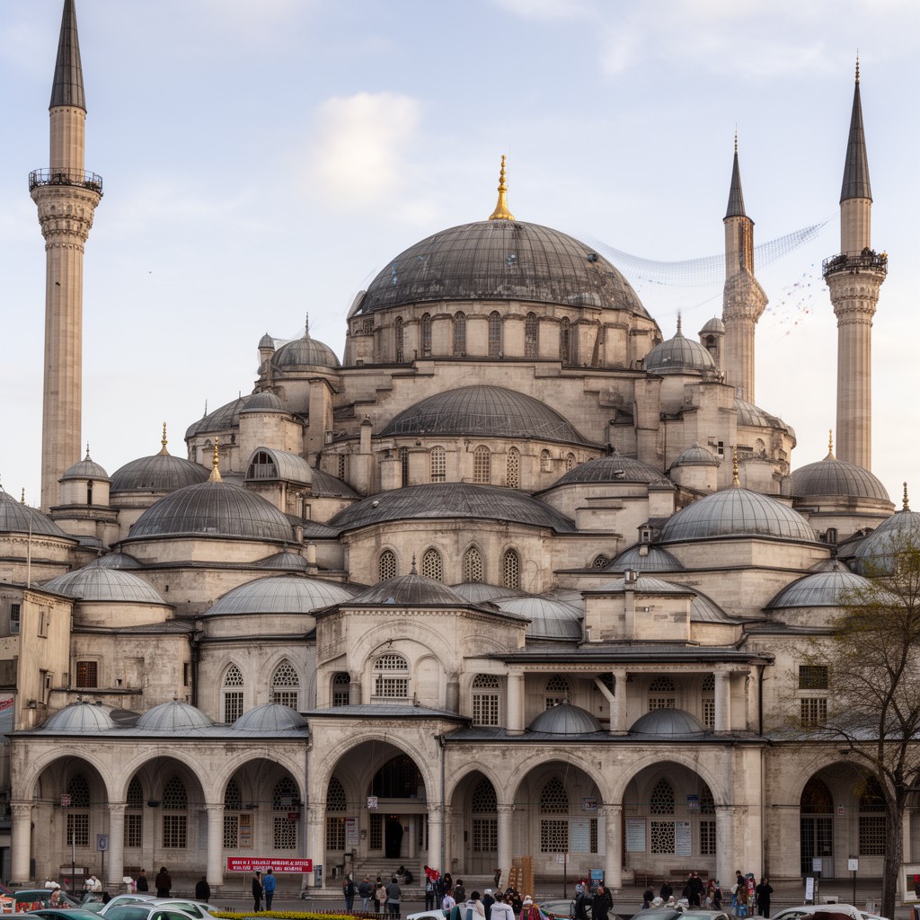 AI-generated illustration of Şehzade Mosque