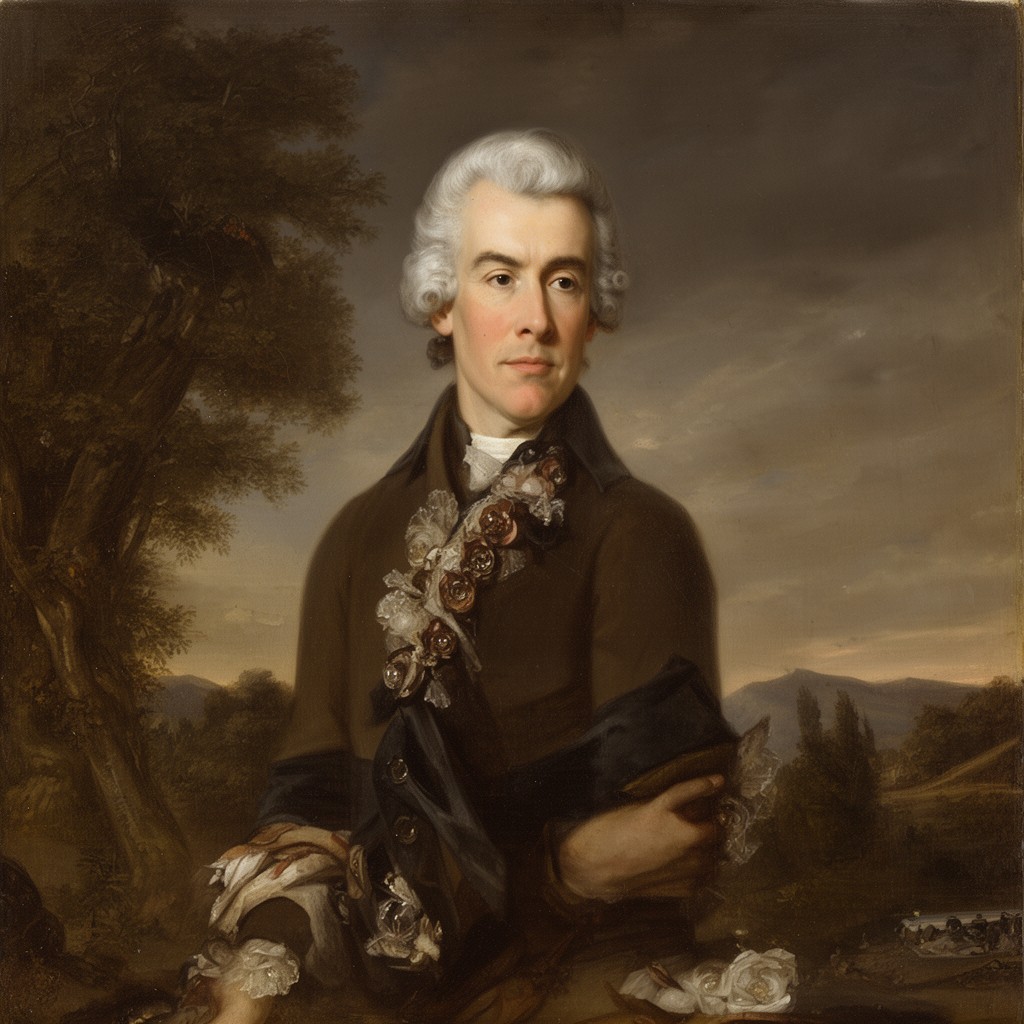 AI-generated illustration of Wills Hill, 1st Marquess of Downshire