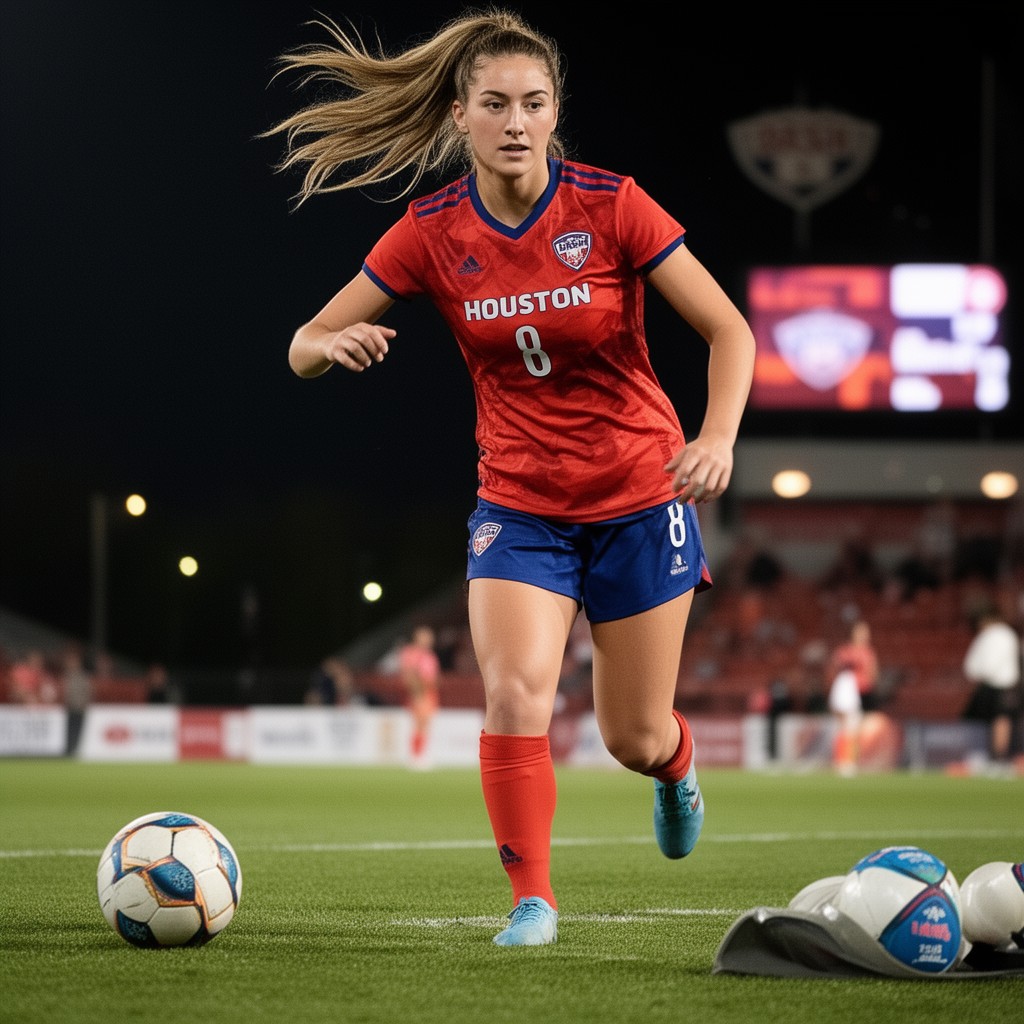 AI-generated illustration of Houston Dash