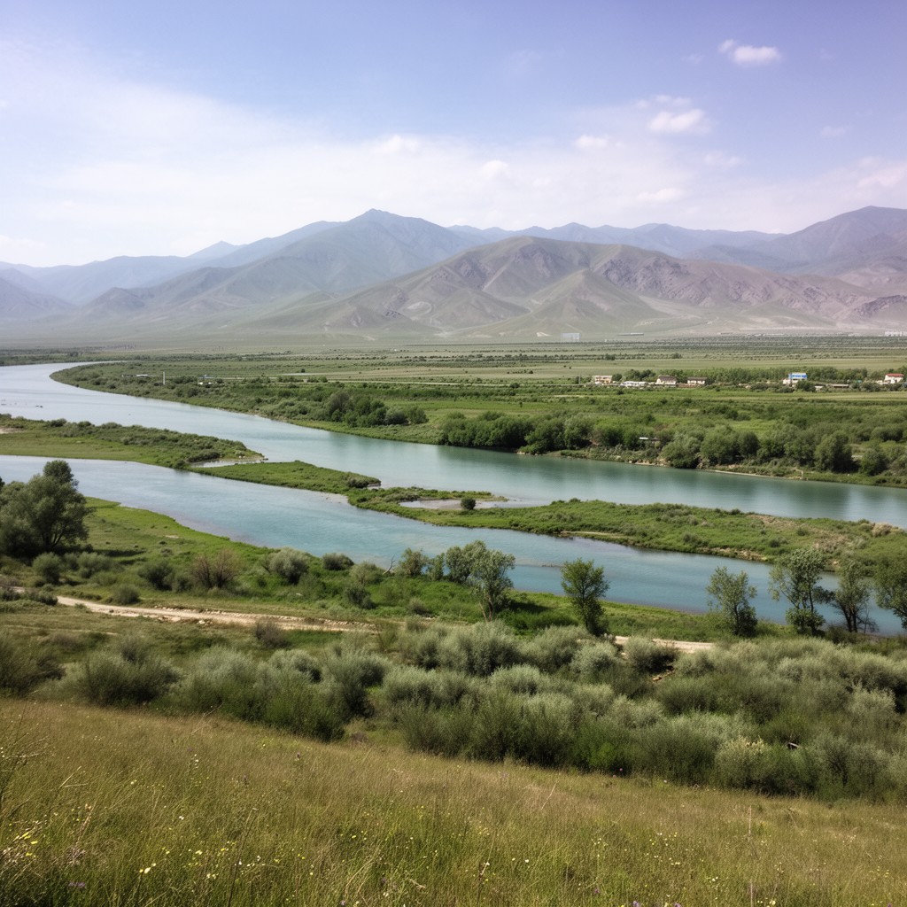 AI-generated illustration of Chu River