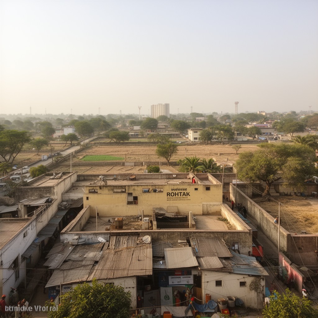 AI-generated illustration of Rohtak district