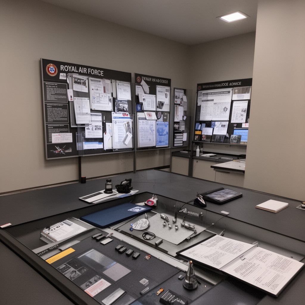 AI-generated illustration of Royal Air Force administration
