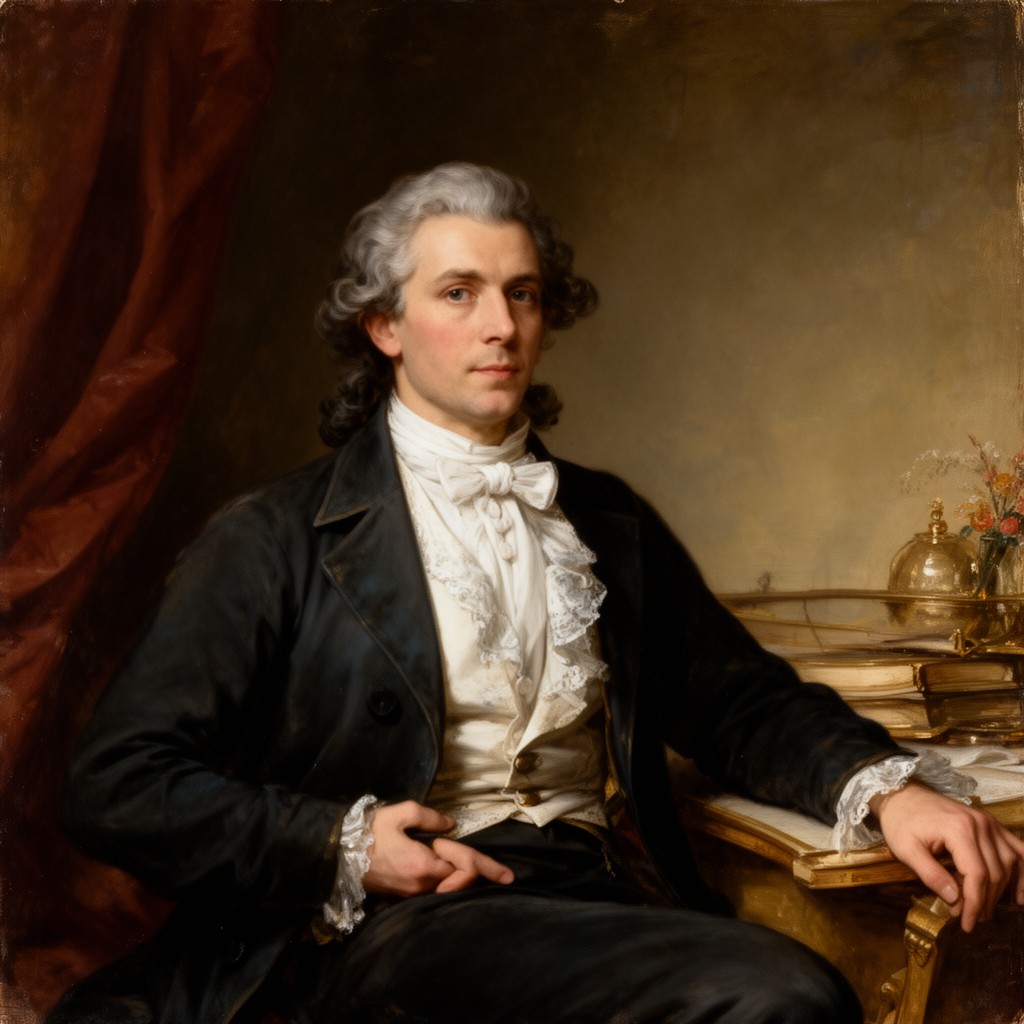 AI-generated illustration of Count Ludwig von Cobenzl