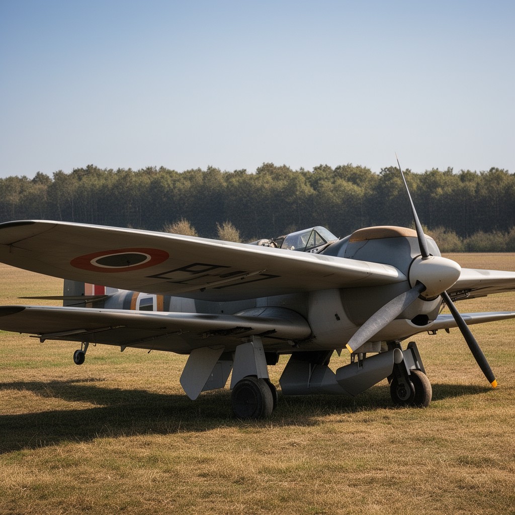 AI-generated illustration of Supermarine Spiteful