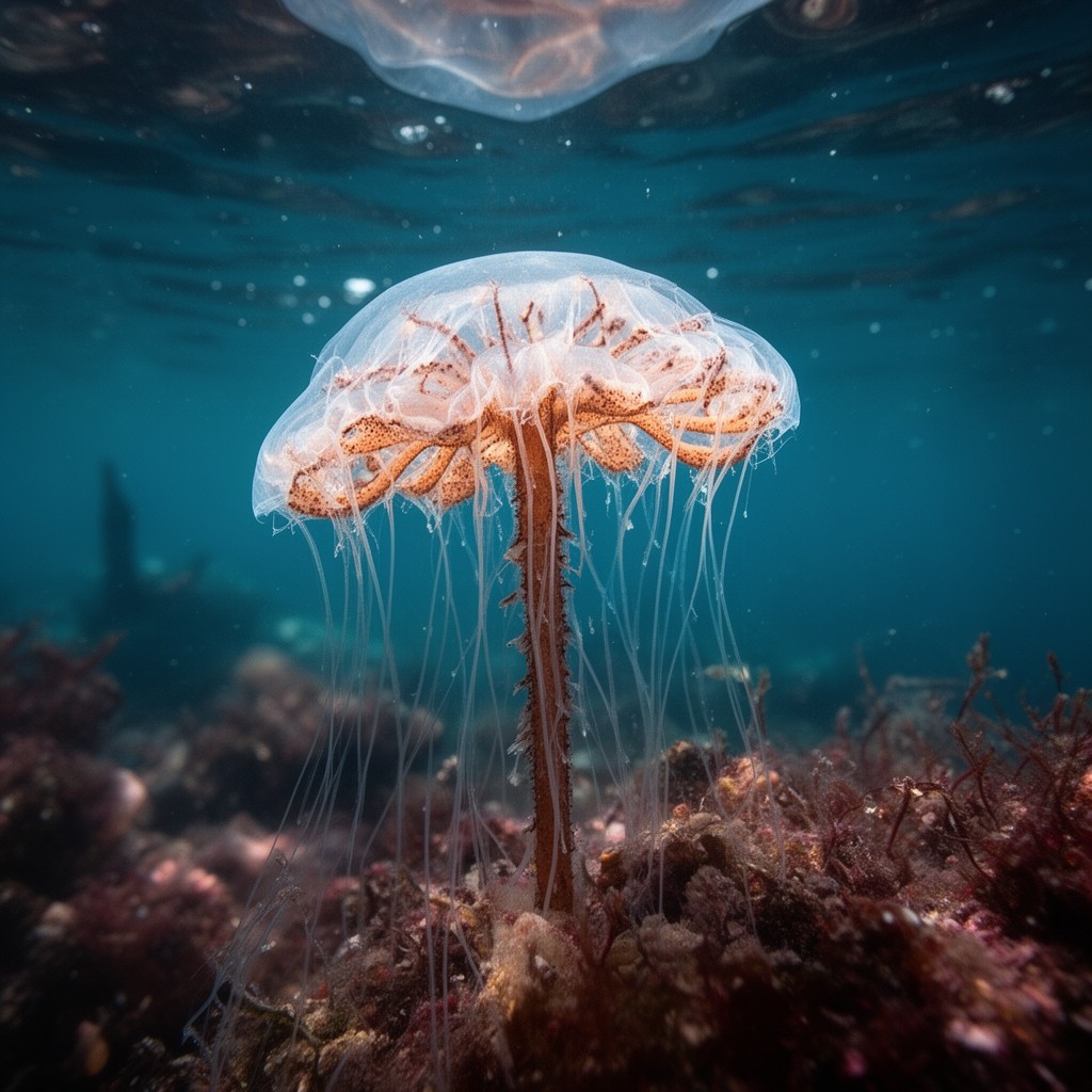 AI-generated illustration of Staurozoa