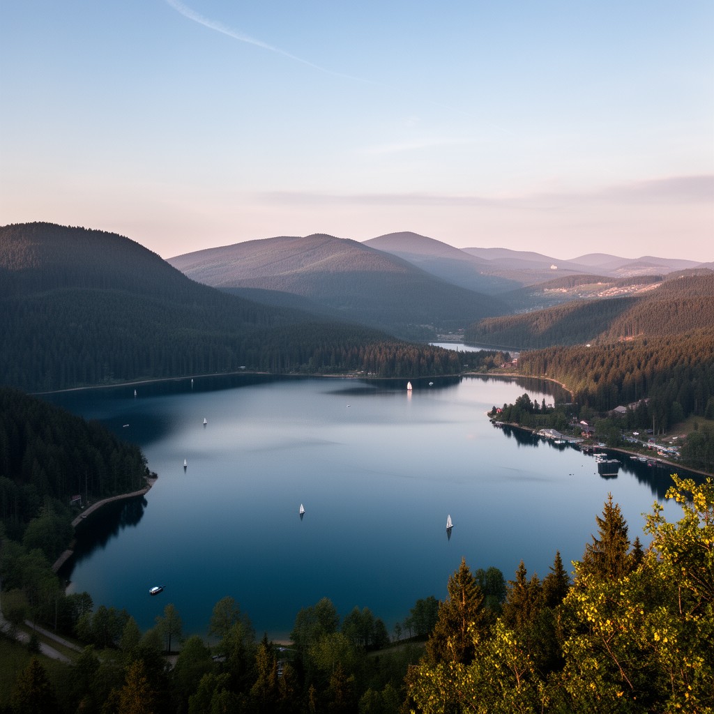 AI-generated illustration of Schluchsee