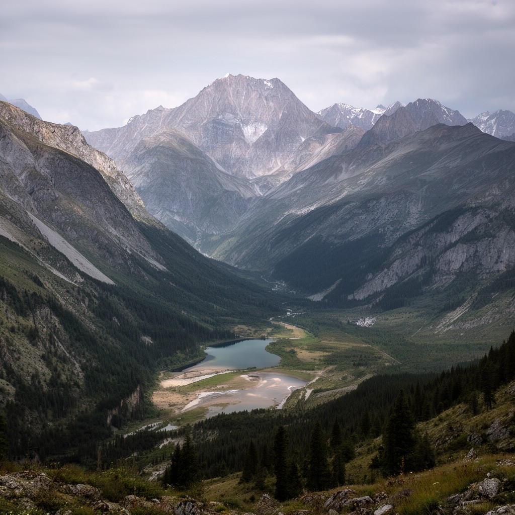 AI-generated illustration of Šar Mountains