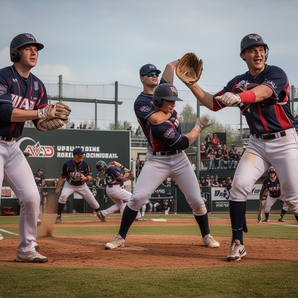 AI-generated illustration of UAB Blazers baseball team