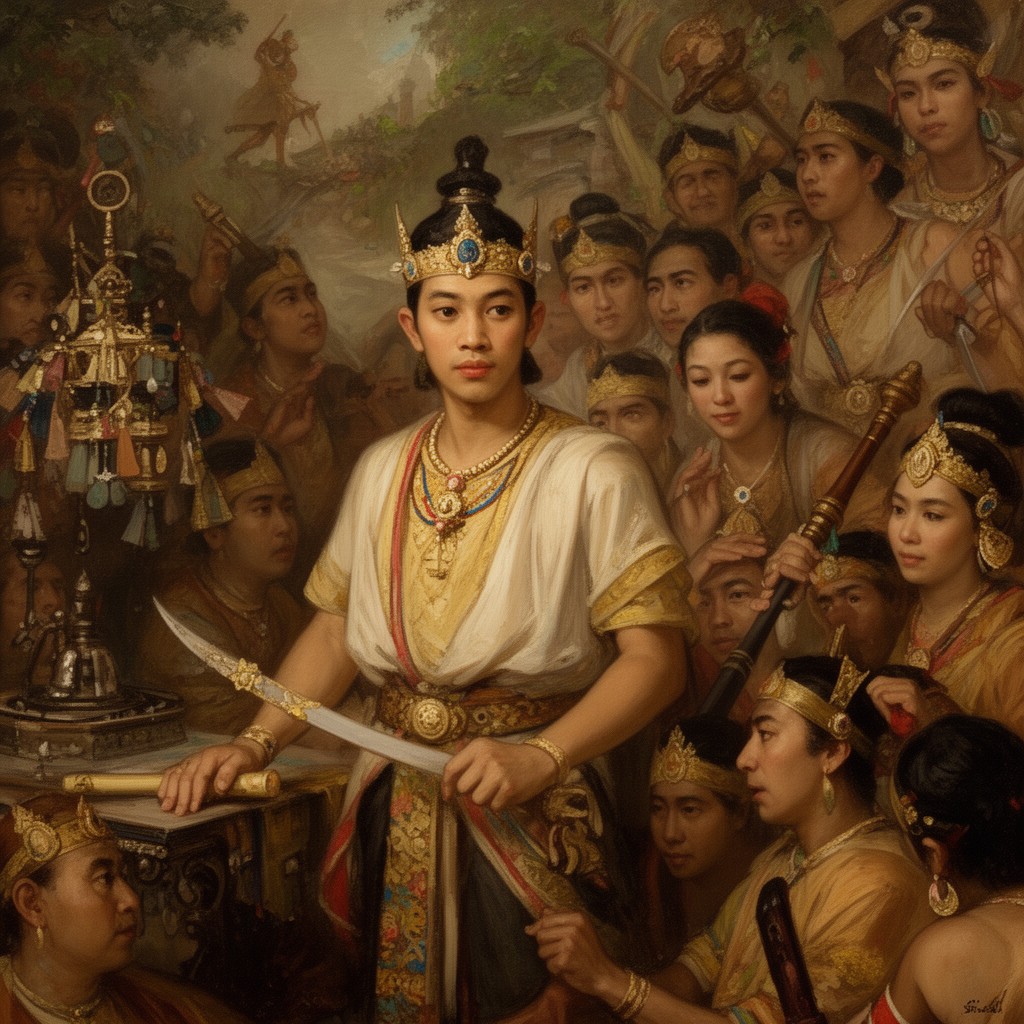 AI-generated illustration of Panji Tohjaya