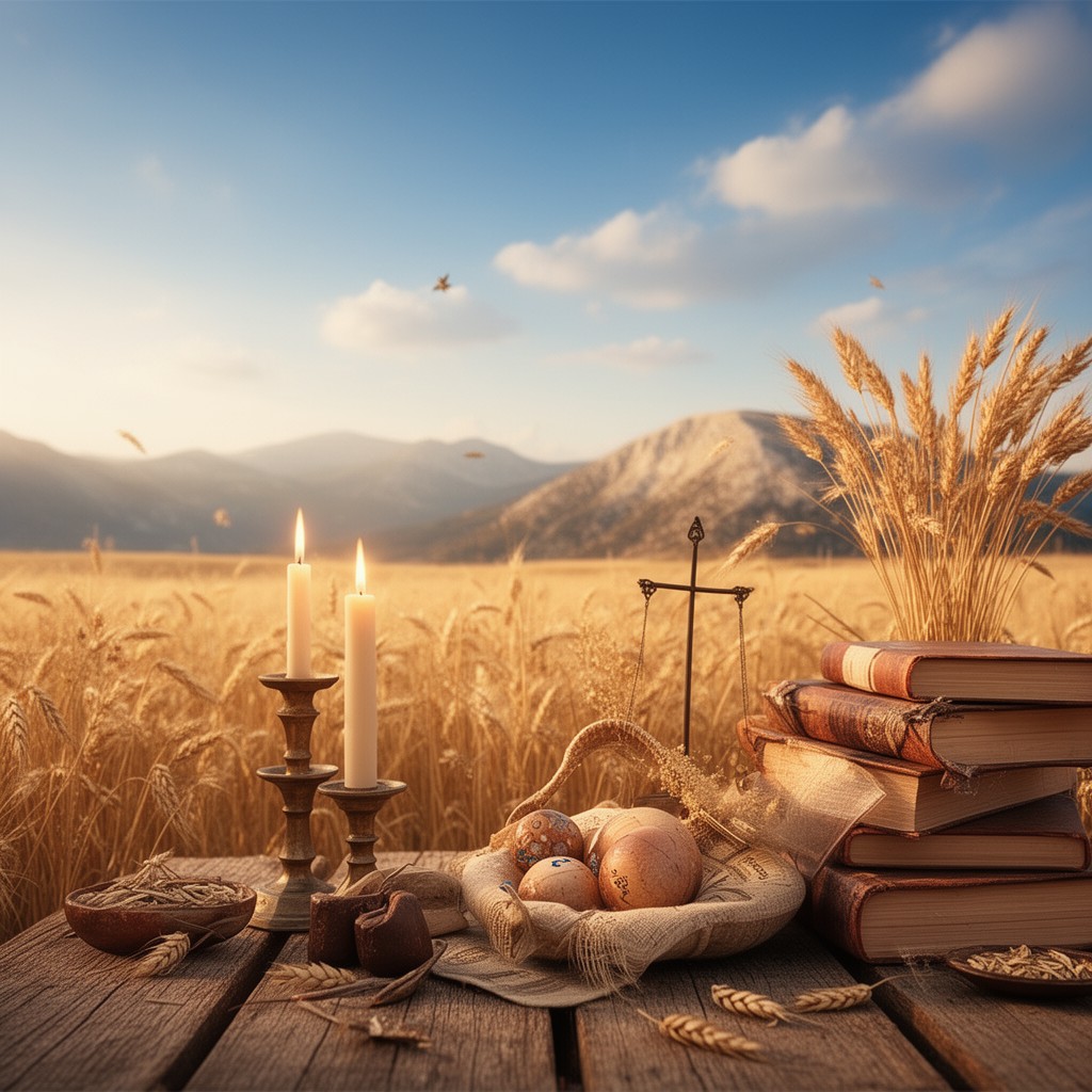 AI-generated illustration of Shavuot