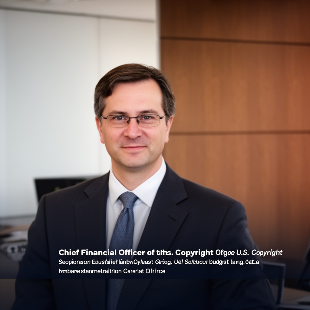 AI-generated illustration of Chief Financial Officer of the U.S. Copyright Office