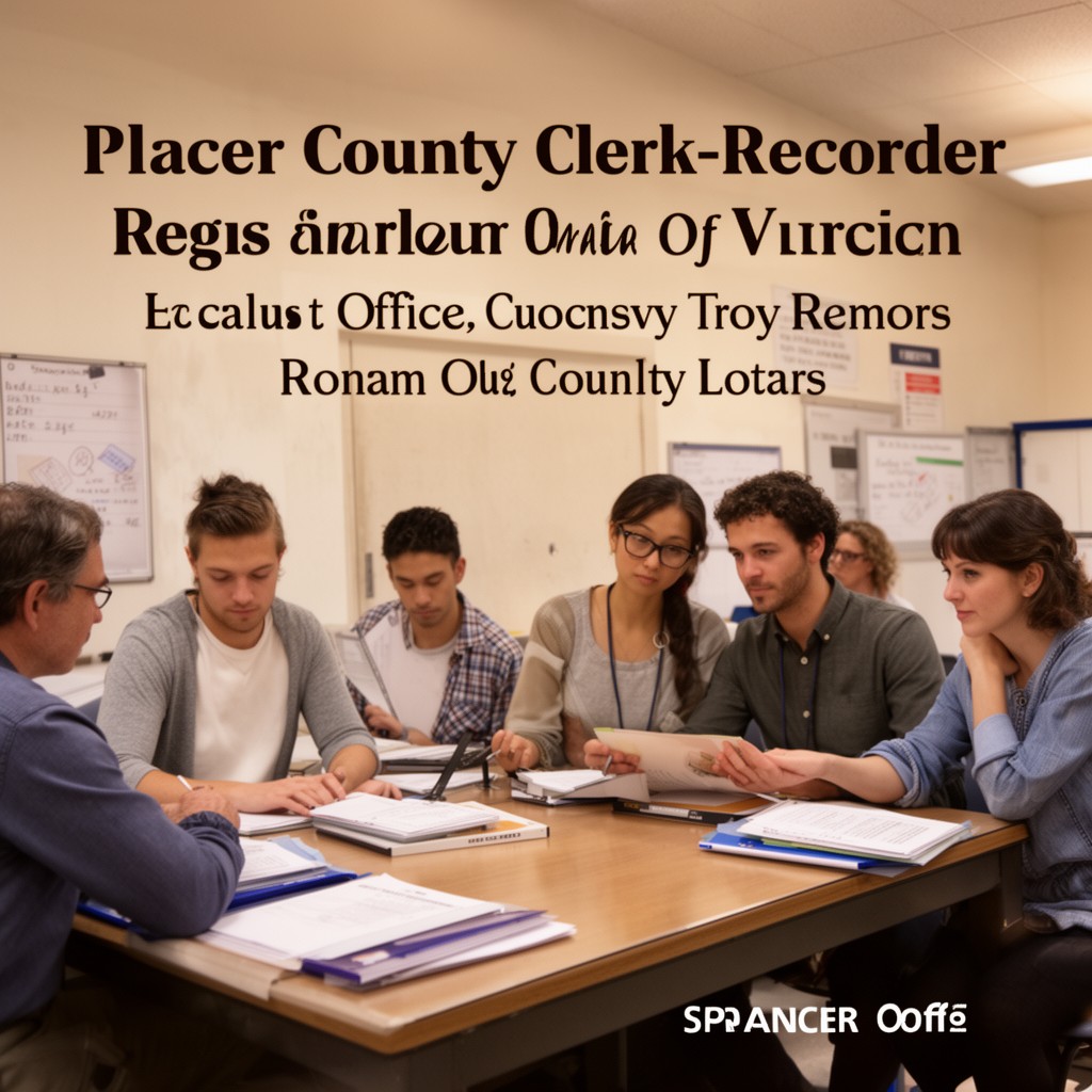 AI-generated illustration of Placer County Clerk-Recorder-Registrar of Voters