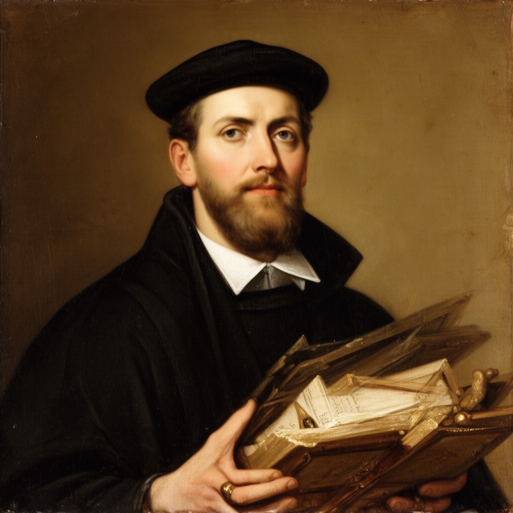 AI-generated illustration of Robert de Sorbon