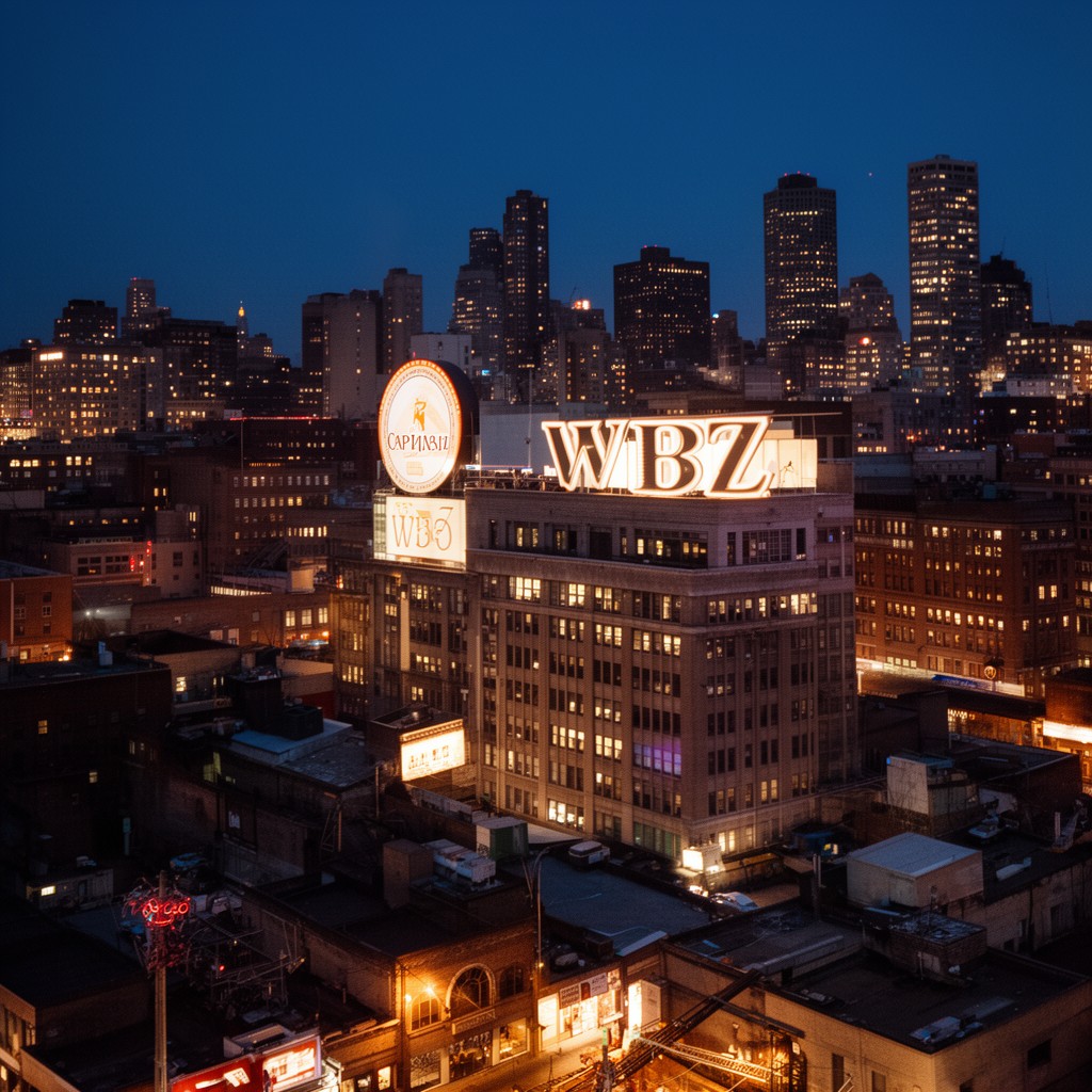 AI-generated illustration of WBZ (AM)