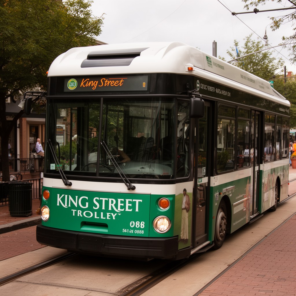 AI-generated illustration of King Street Trolley