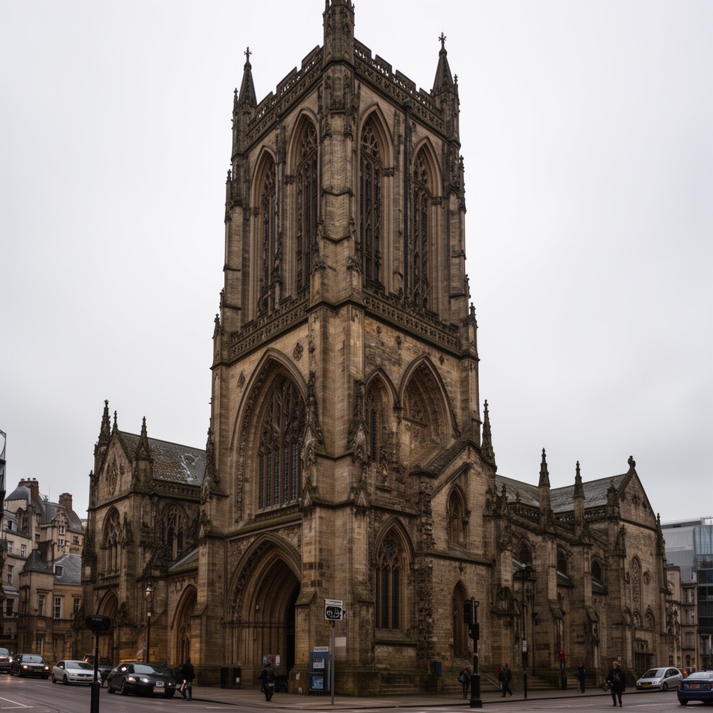 AI-generated illustration of Wills Memorial Building