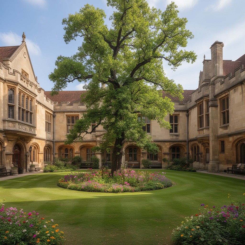 AI-generated illustration of Walnut Tree Court