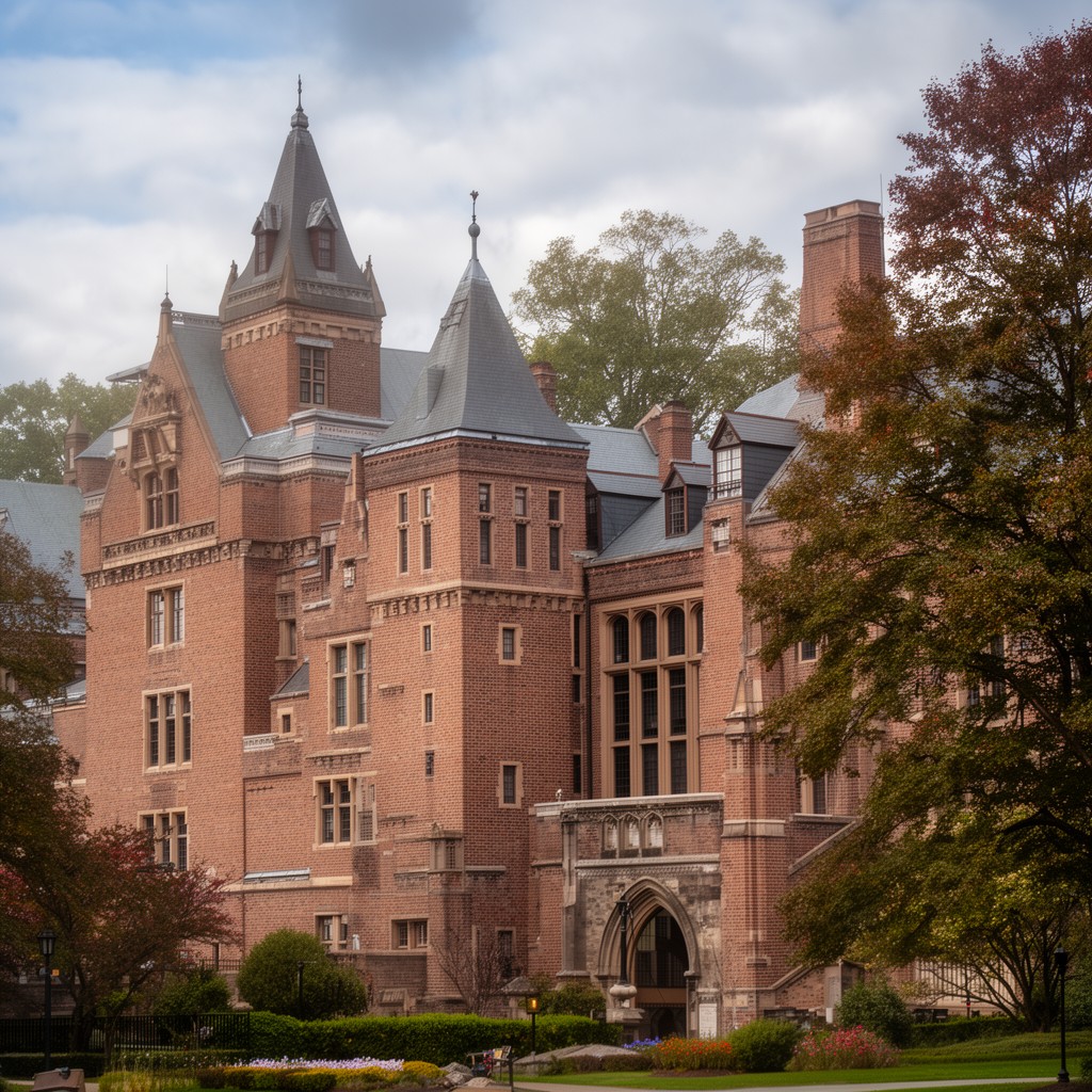 AI-generated illustration of Princeton Theological Seminary