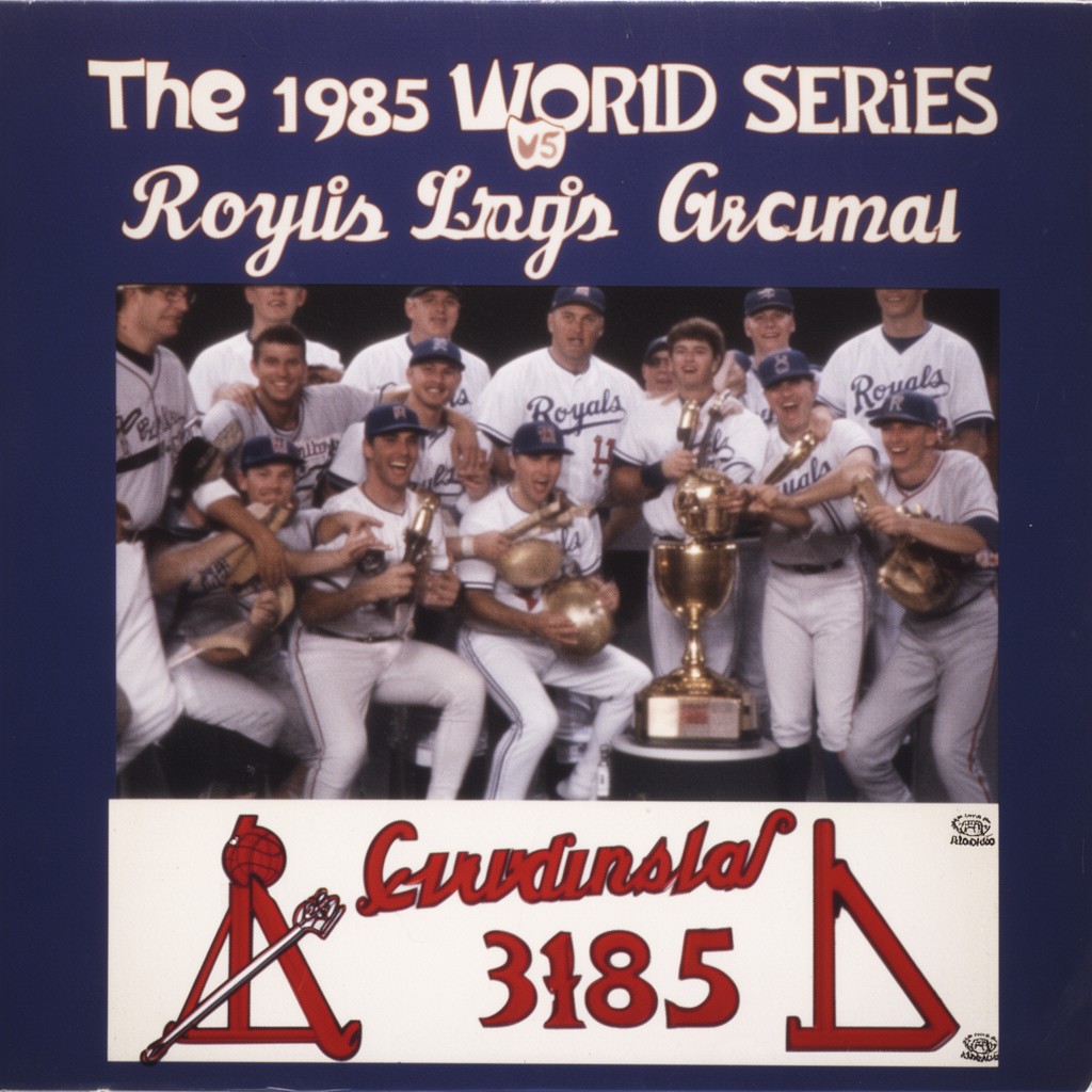 AI-generated illustration of 1985 World Series