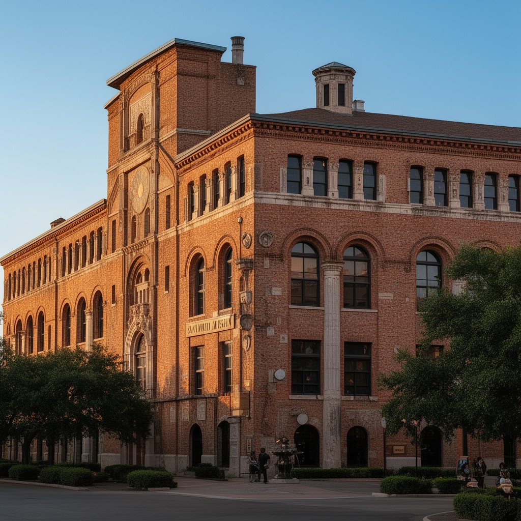 AI-generated illustration of San Antonio Museum of Art