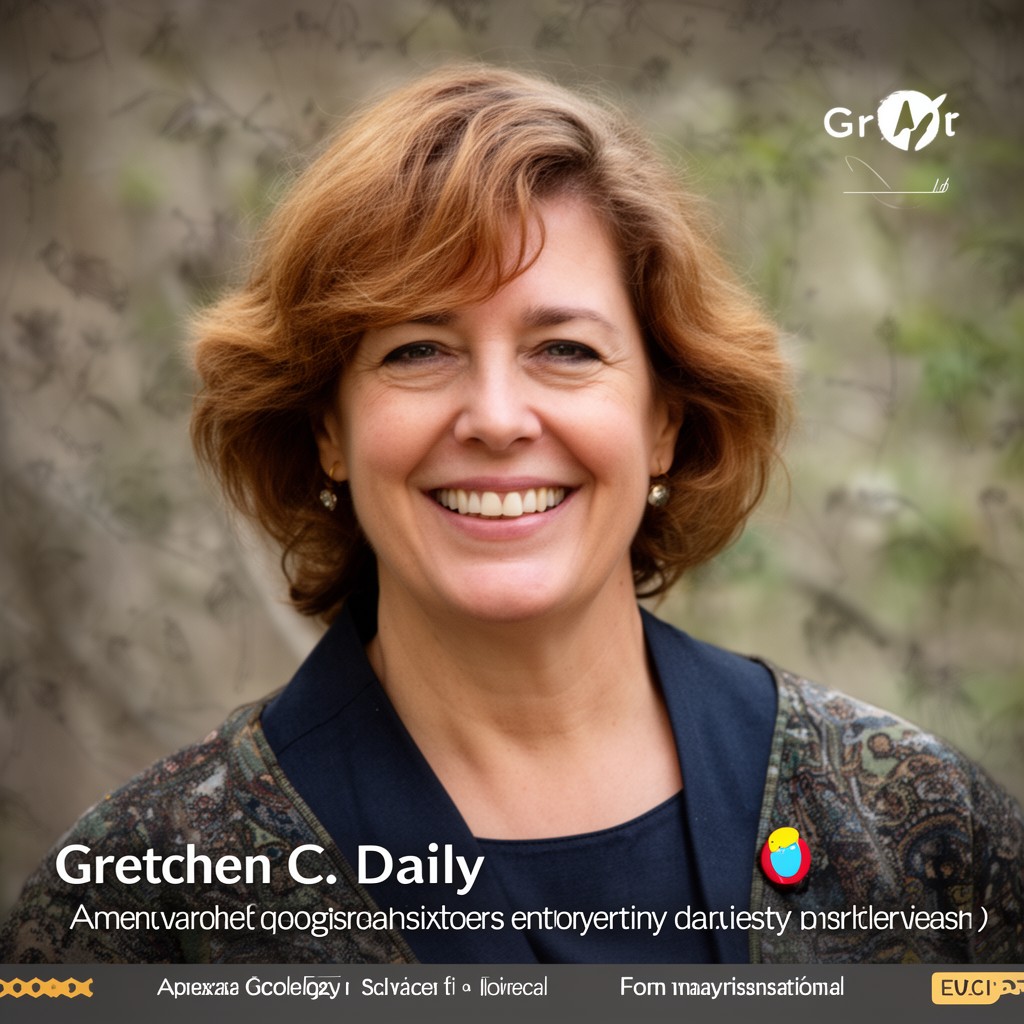 AI-generated illustration of Gretchen C. Daily