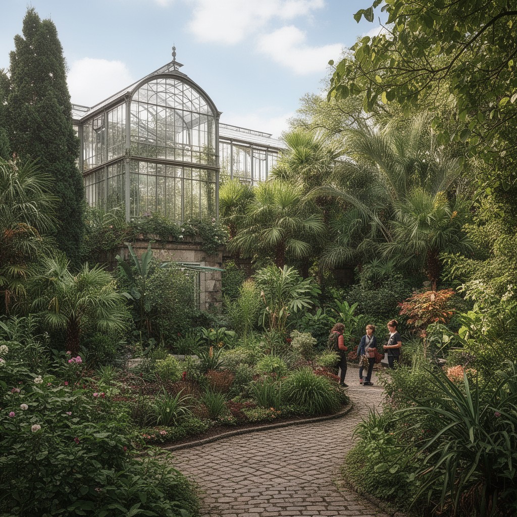 AI-generated illustration of Palmengarten