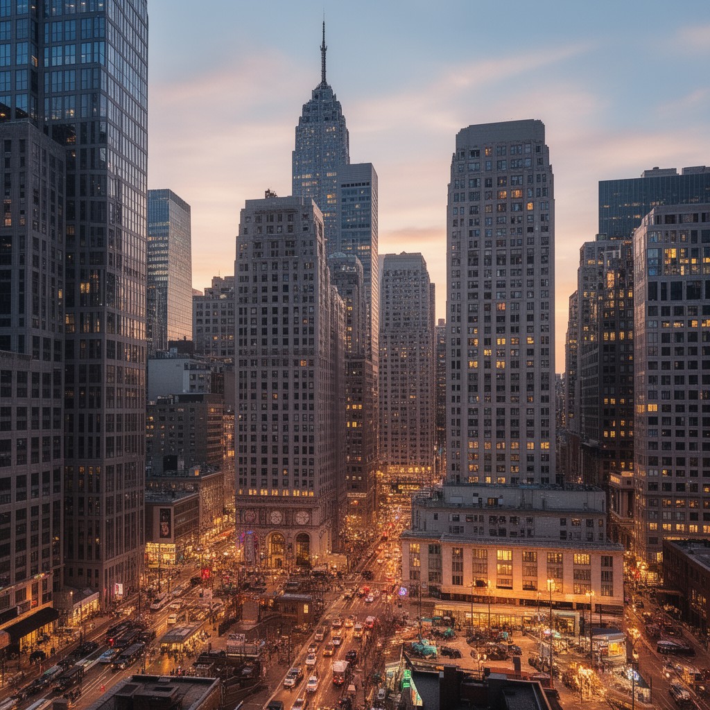 AI-generated illustration of Wall Street West