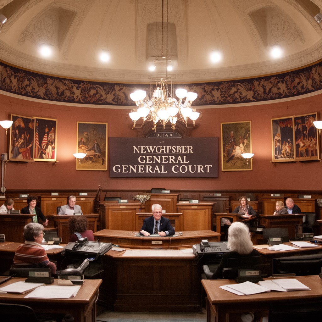 AI-generated illustration of New Hampshire General Court