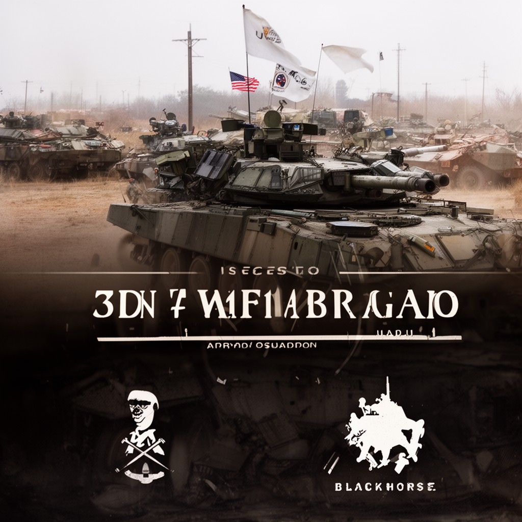 AI-generated illustration of 3rd Squadron, 11th Armored Cavalry Regiment