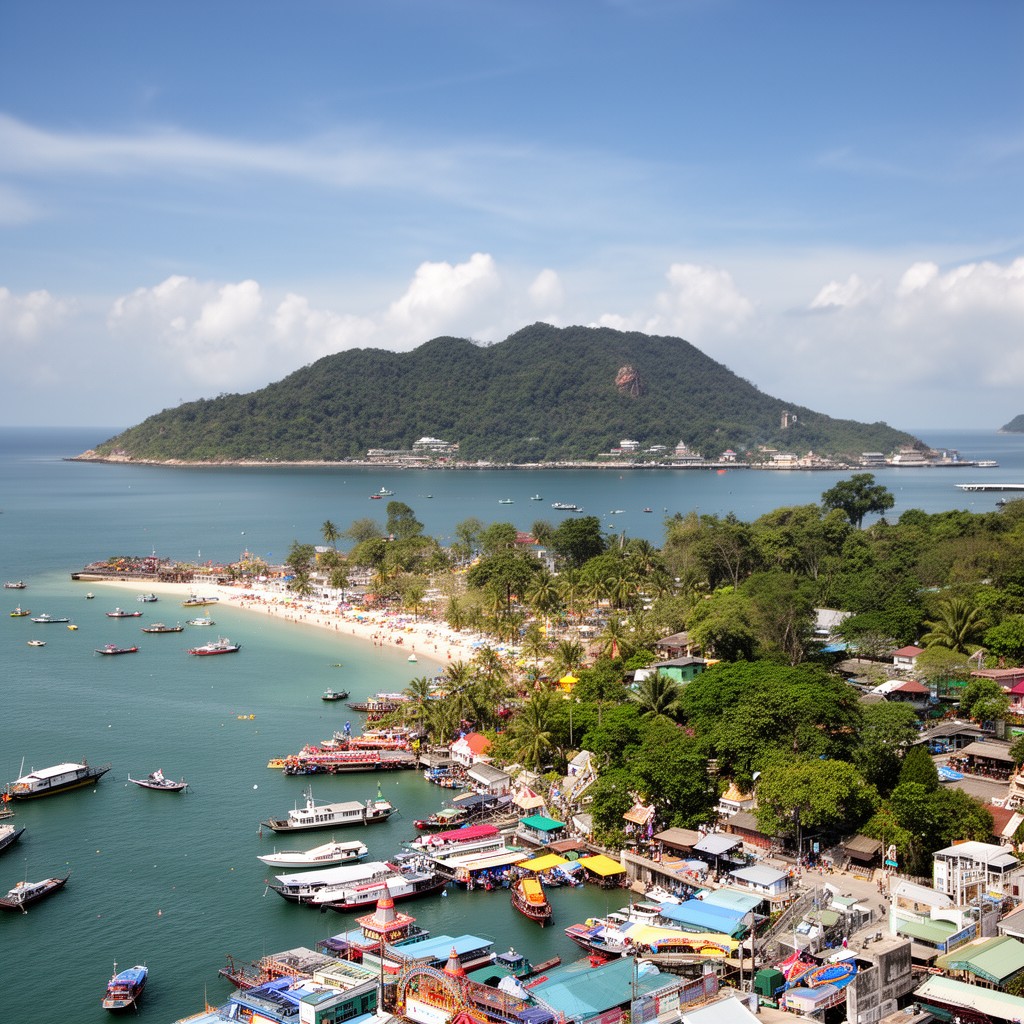 AI-generated illustration of Phuket
