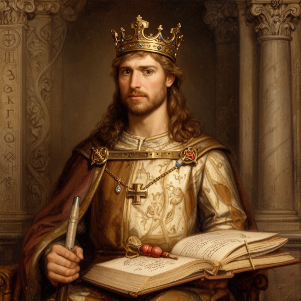 AI-generated illustration of Edward I of England