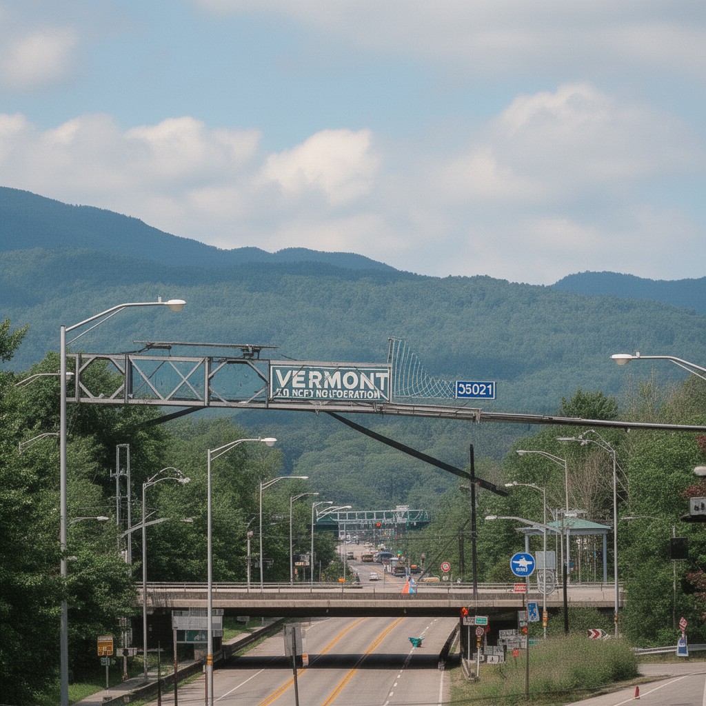 AI-generated illustration of Vermont Agency of Transportation