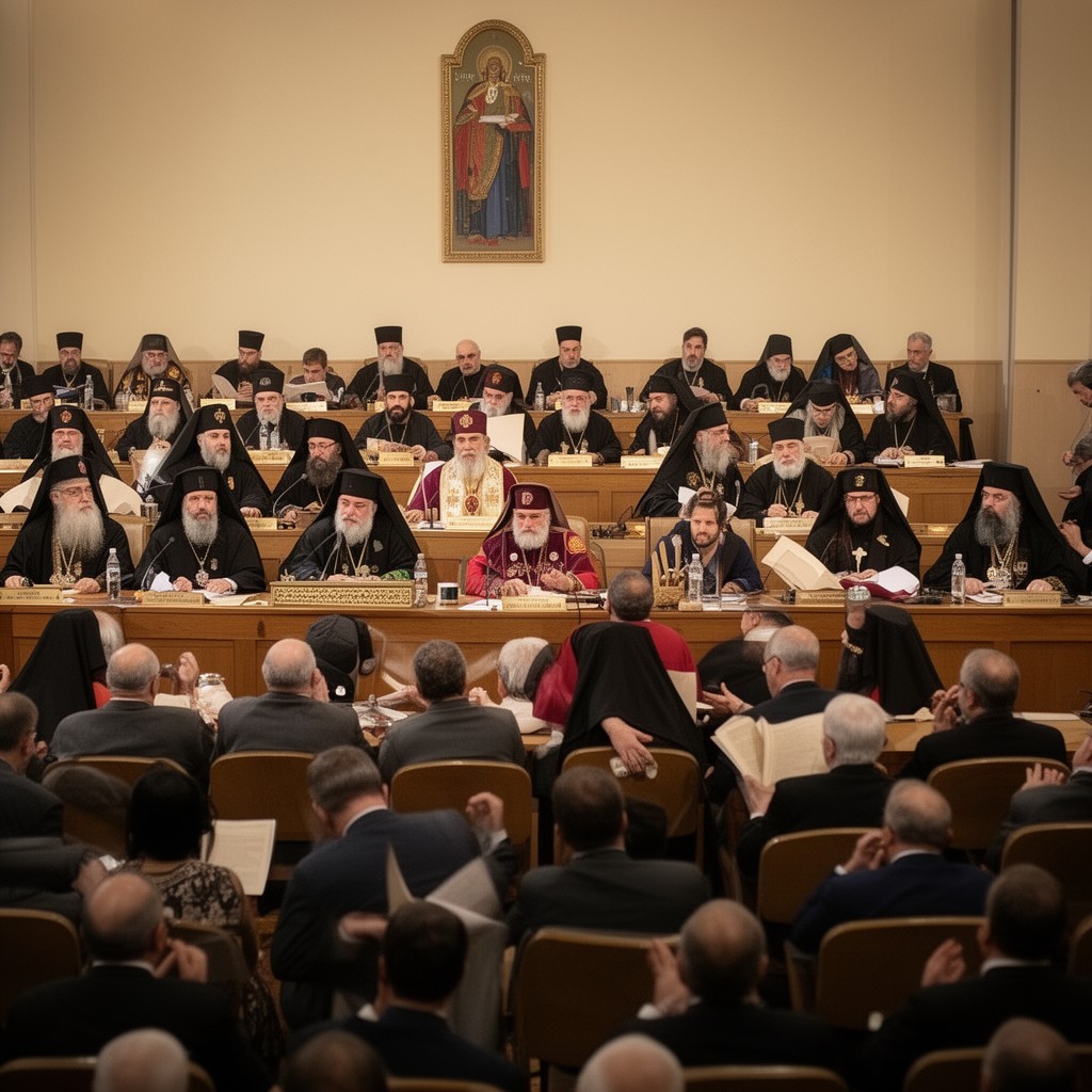 AI-generated illustration of Holy Synod