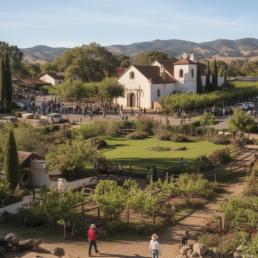 AI-generated illustration of City of Sonoma
