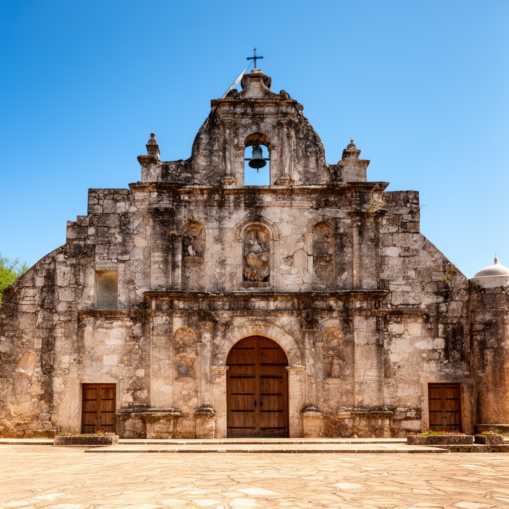 AI-generated illustration of Mission Concepción