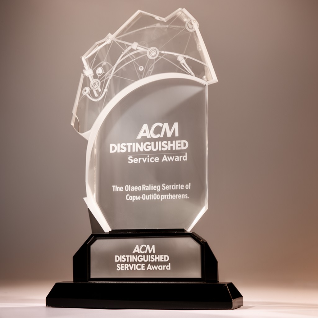 AI-generated illustration of ACM Distinguished Service Award