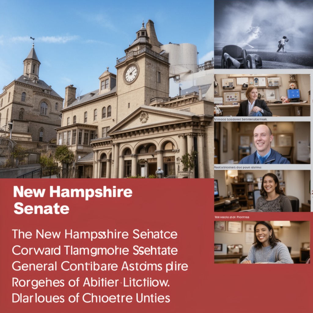 AI-generated illustration of New Hampshire Senate