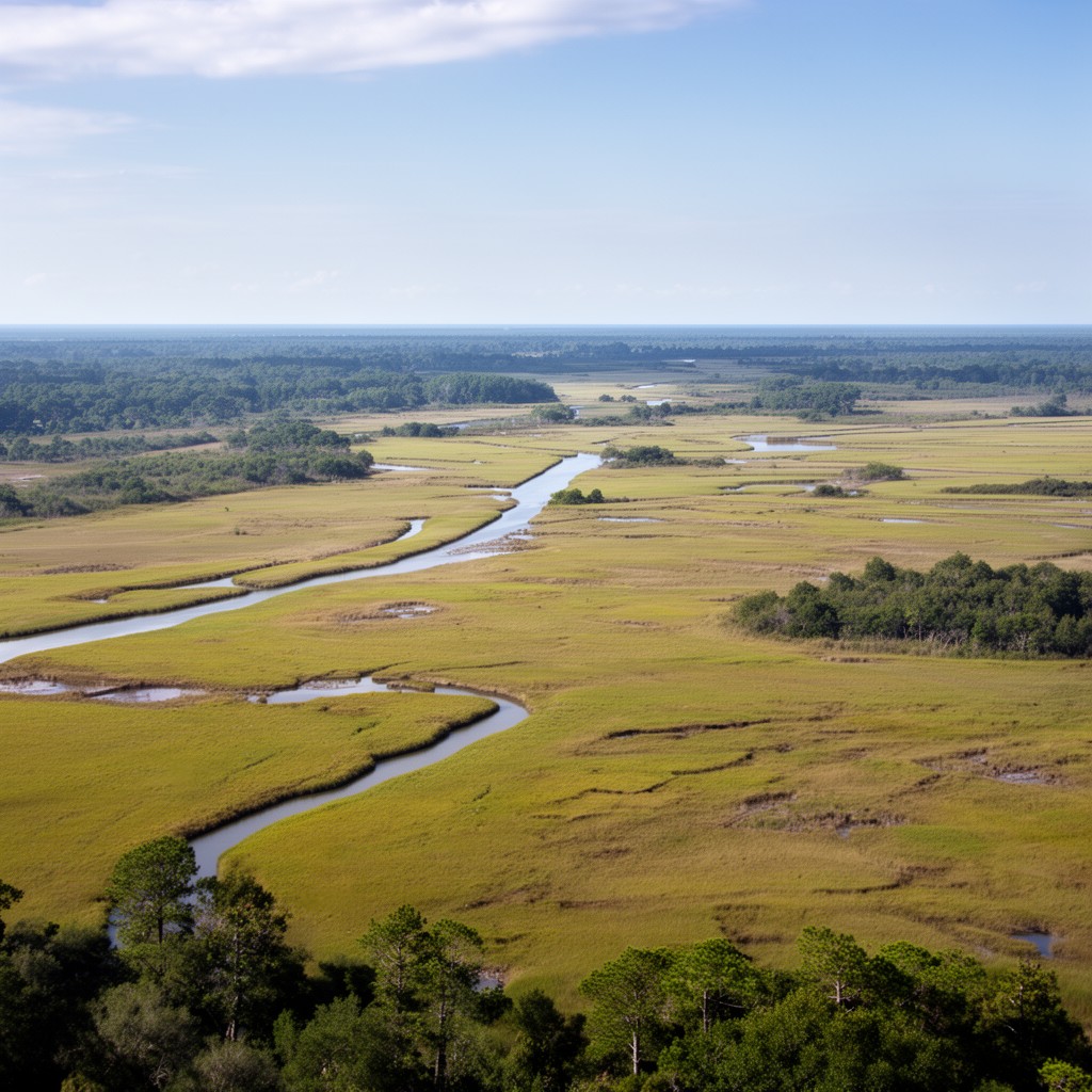 AI-generated illustration of Gulf Coastal Plain