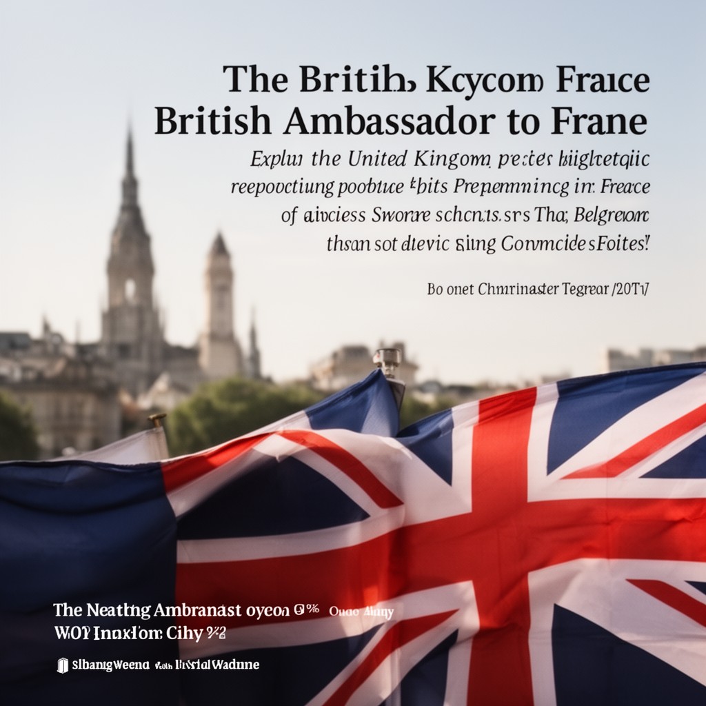 AI-generated illustration of British Ambassador to France