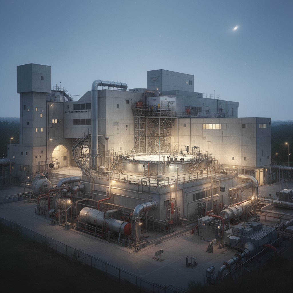 AI-generated illustration of High Flux Isotope Reactor