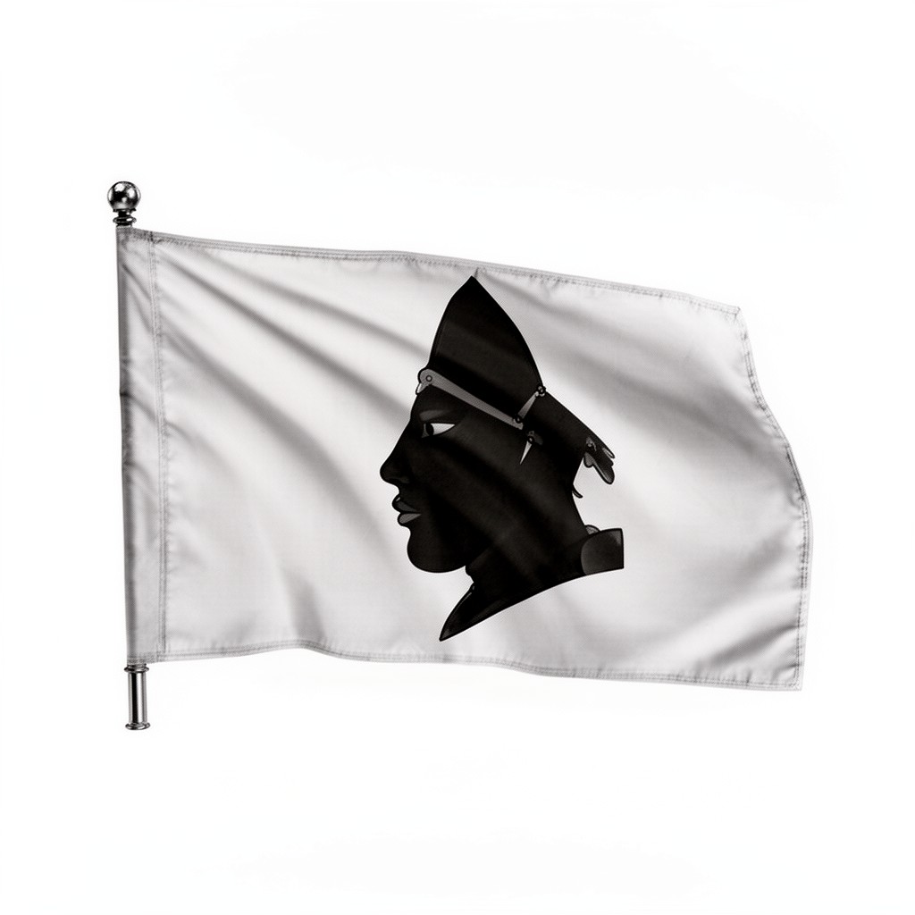AI-generated illustration of Moor's head flag