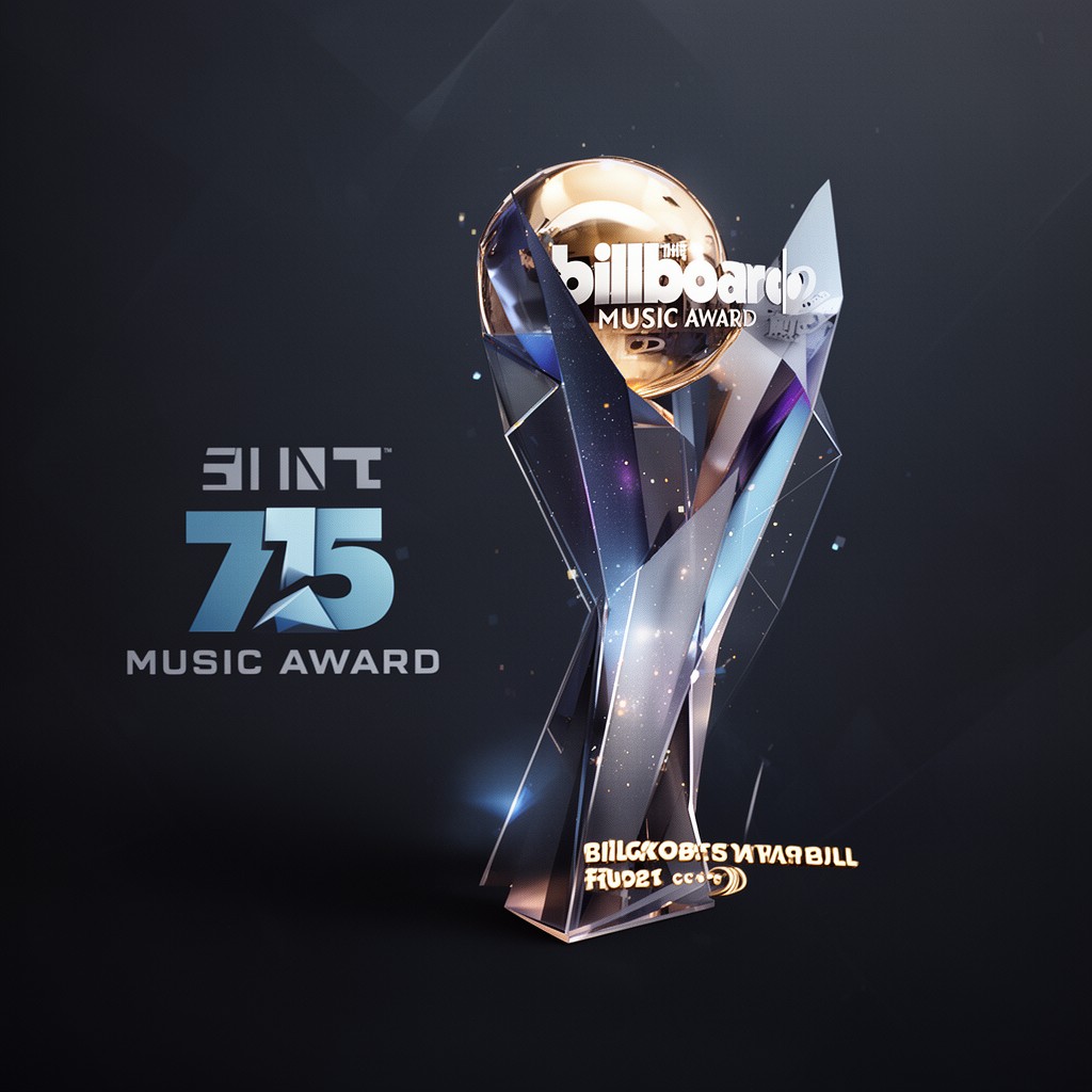 AI-generated illustration of Billboard Music Award