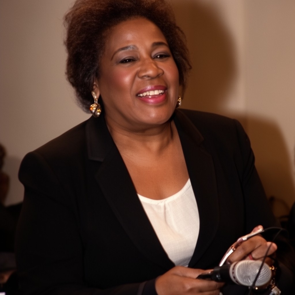 AI-generated illustration of Aretha Franklin
