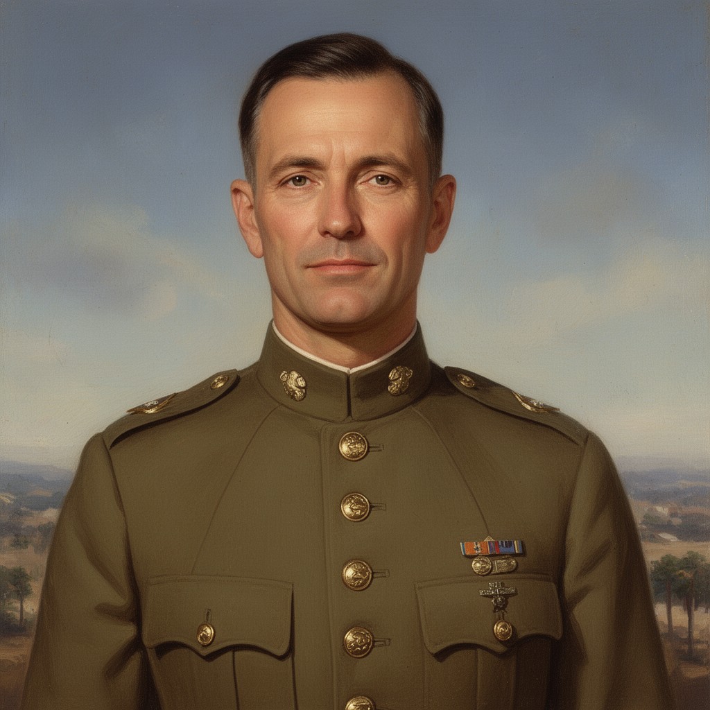 AI-generated illustration of Joseph H. Pendleton