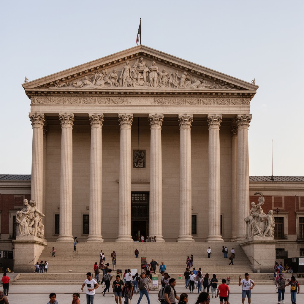 AI-generated illustration of Supreme Court of Justice of the Nation