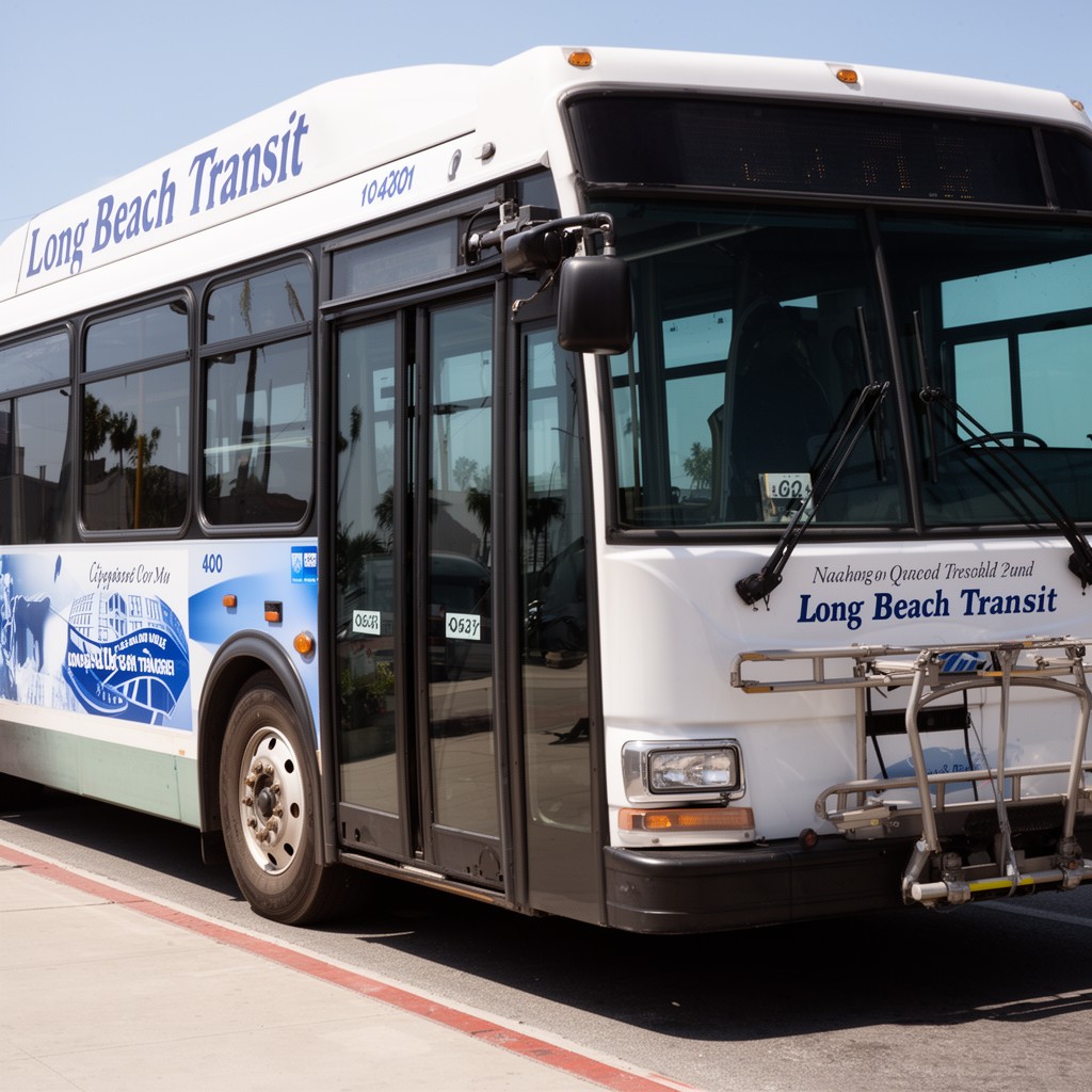 AI-generated illustration of Long Beach Transit