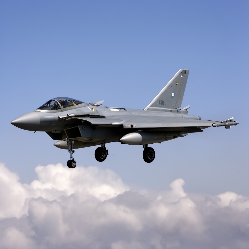 AI-generated illustration of Eurofighter Typhoon
